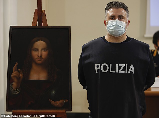 The Italian news agency AGI reported that the painting, widely attributed to Leonardo da Vinci, was part of the Duma collection at the Basilica di San Domenico Maggiore in Naples.