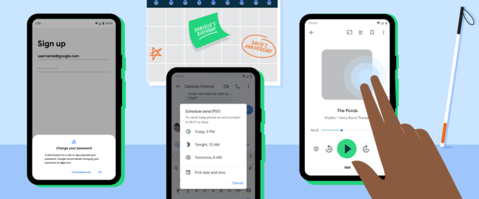Google Android lente 2021 updates