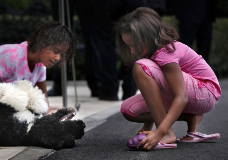 The Obama family mourns a four-legged friend: 