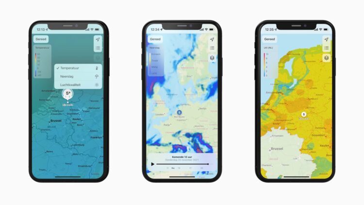 Weather app iPhone ios 15: Weather Maps