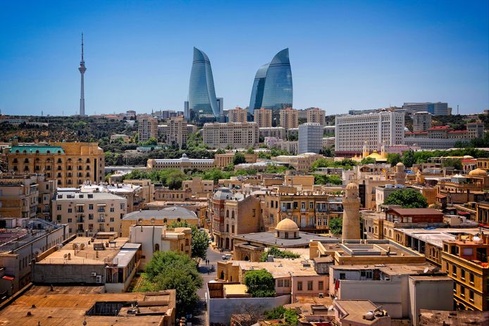 Baku, the capital of Azerbaijan.