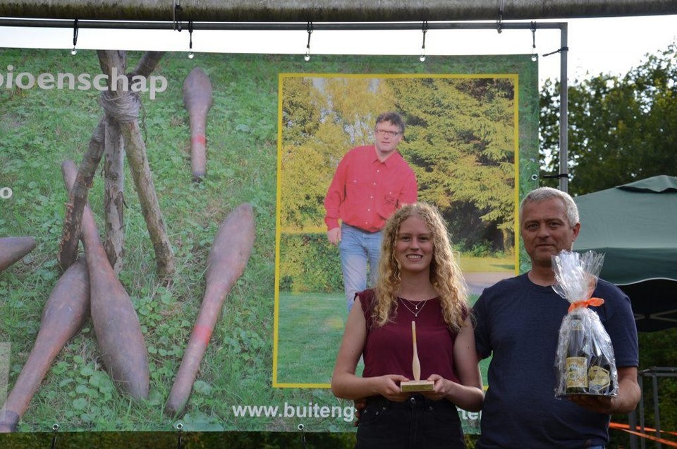 Philipp Hormans and his daughter Lotte won the Flemish title at the Baggetten for the mixed duo in Turnhout. 