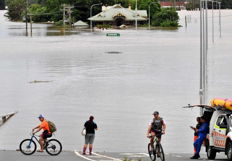 Severe floods in Australia.  AFP photo