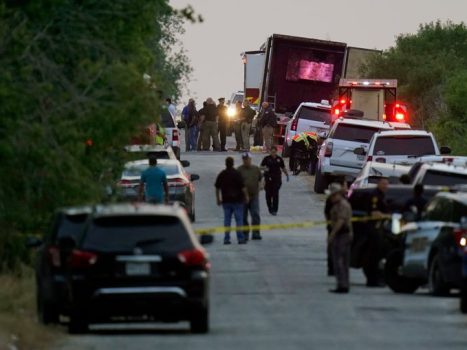 At least 46 bodies found in Texas truck