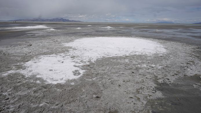 The Great Salt Lake in Utah has bottomed out this week.