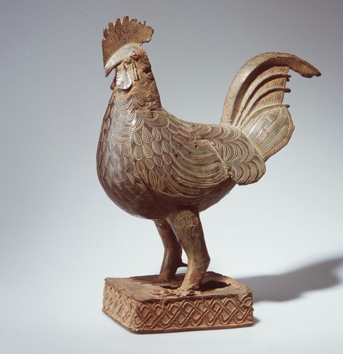 The Bronze Rooster was looted from Benin City in 1897.