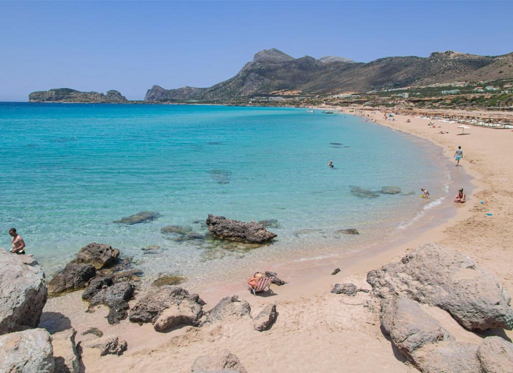 Falasarna Beach is a beach in Greece