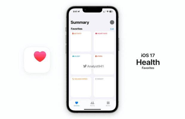 New health app in iOS 17
