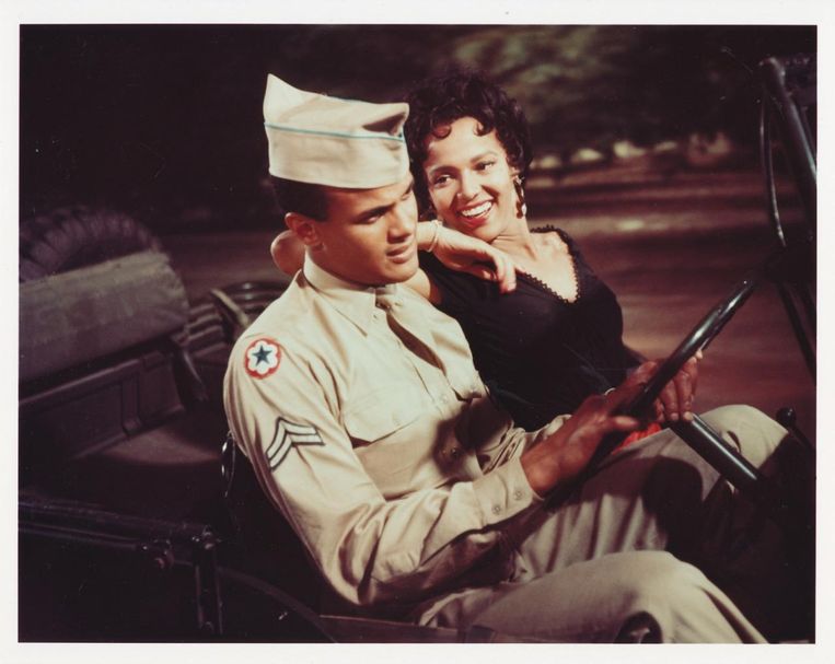 Harry Belafonte and Dorothy Dandridge in Otto Preminger's Carmen Jones.  picture .