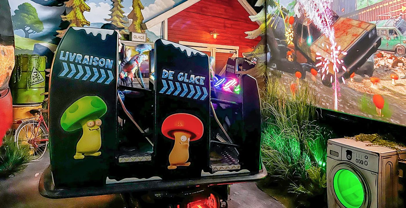 The French theme park runway opens an interactive dark ride with mushrooms