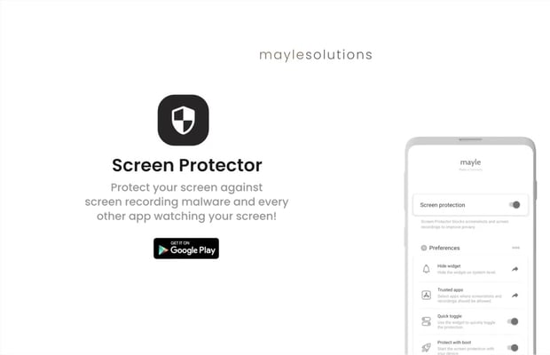 Screen Protector for Android: Block Screen Capture - Spyware - Tutorial Video