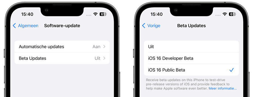 iOS beta keys for developers or public testers