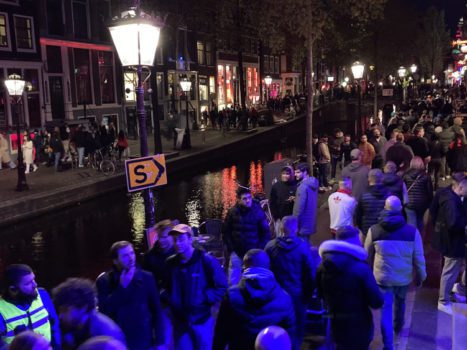 As is the case with many British tourists in Amsterdam, the stay away campaign is being expanded
