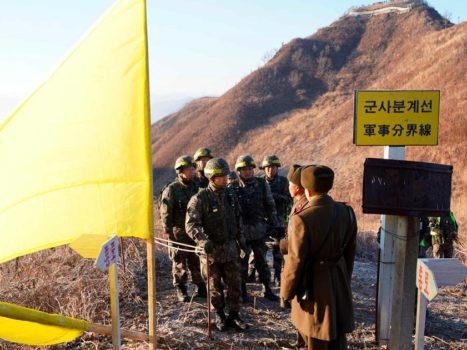 North Korea sends troops to the border with South Korea  outside
