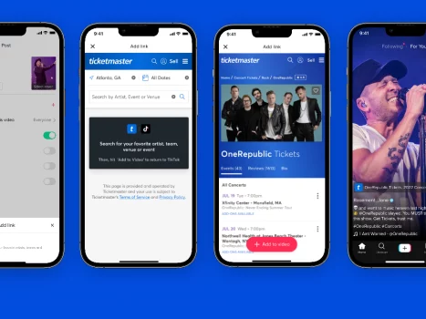 TikTok has also integrated with Ticketmaster in the Netherlands and Belgium