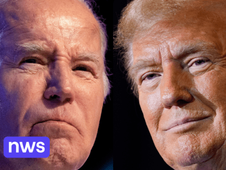 No audience, muted microphones, and a tight timing: Biden and Trump debate for the first time
