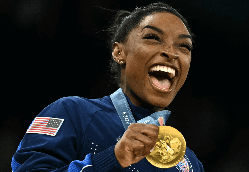 Simone Biles is a 2024 Olympic gold medalist