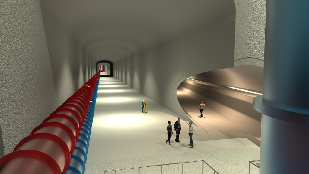 Einstein Telescope tunnels impression (Source: Einstein Telescope)