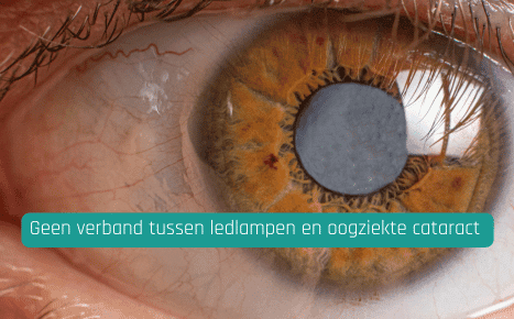 There is no link between LED lights and cataracts